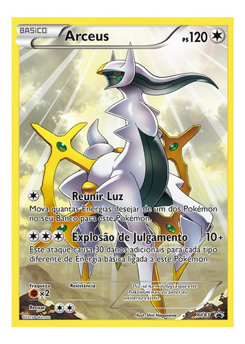 Carta Pokémon Mítico Arceus Xy83